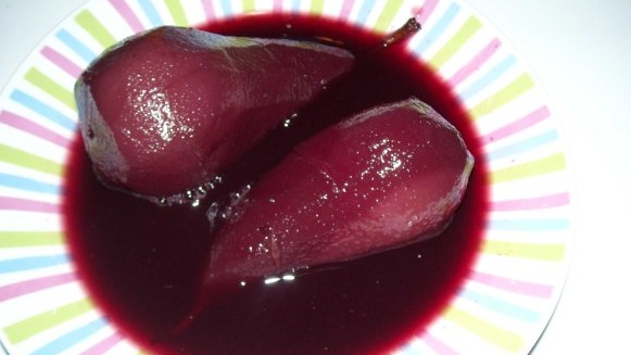 recette des poires au vin