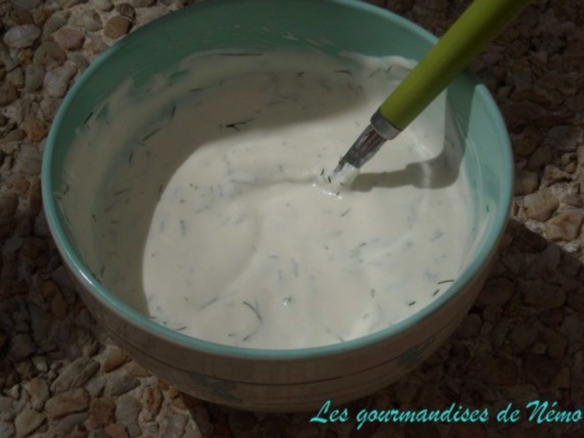 Sauce Au Yaourt Pour Accompagner Terrine De Poisson Sauce aux yaourts grecs - Les Gourmandises de Némo