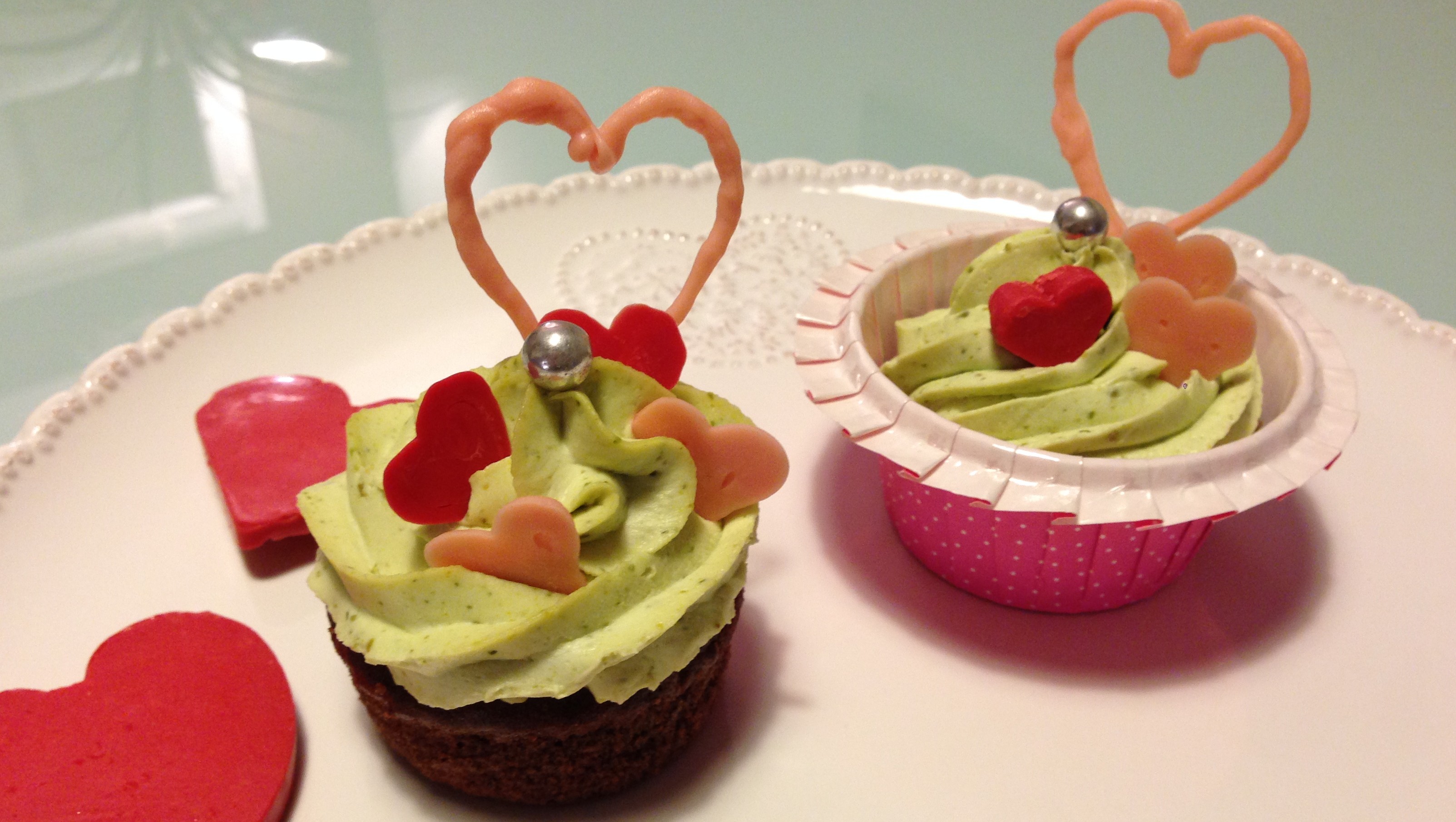Rêve de gourmandises » Vintage cupcakes (chocolat, fraise, coquelicot