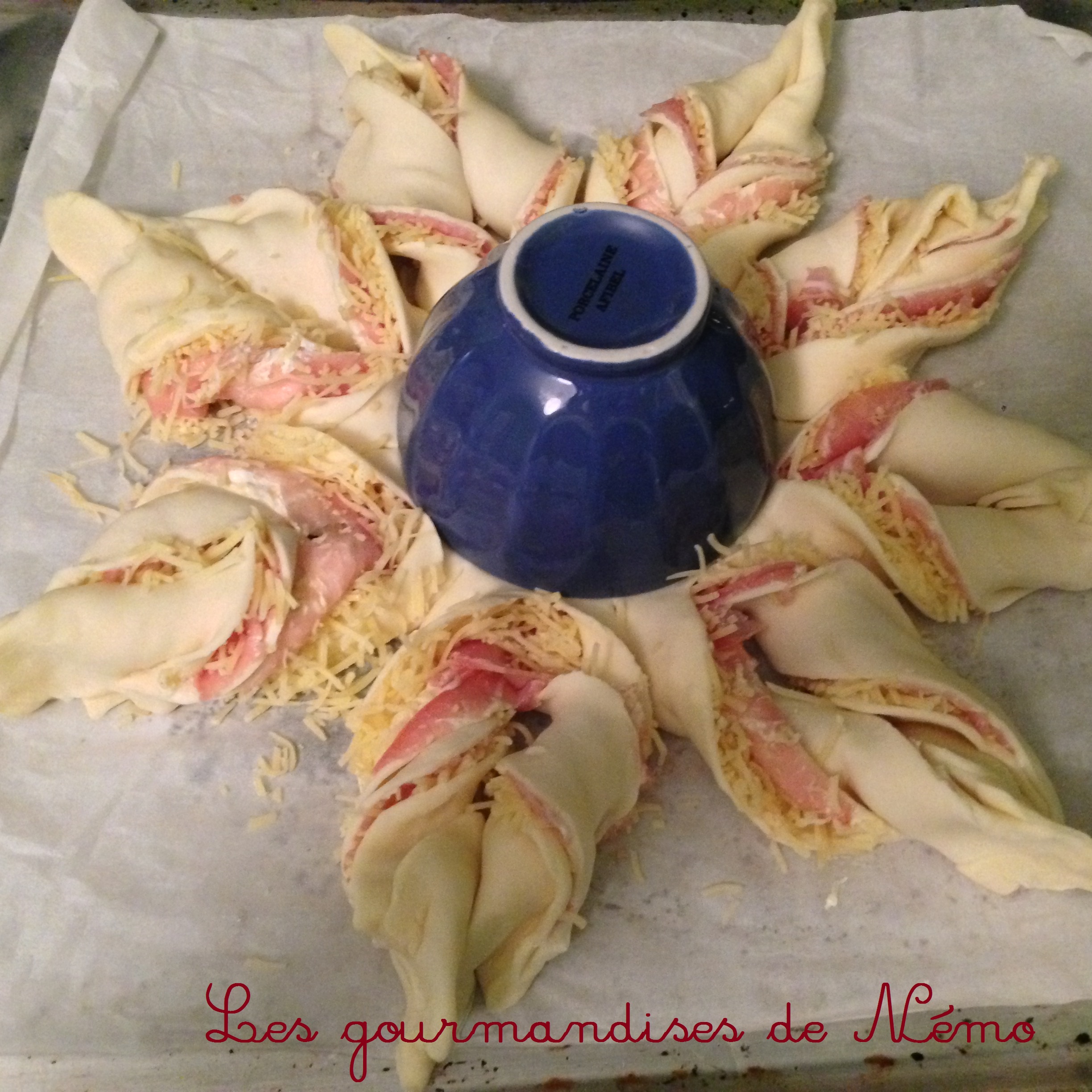 Etoile Feuilletee Bacon Comte Les Gourmandises De Nemo