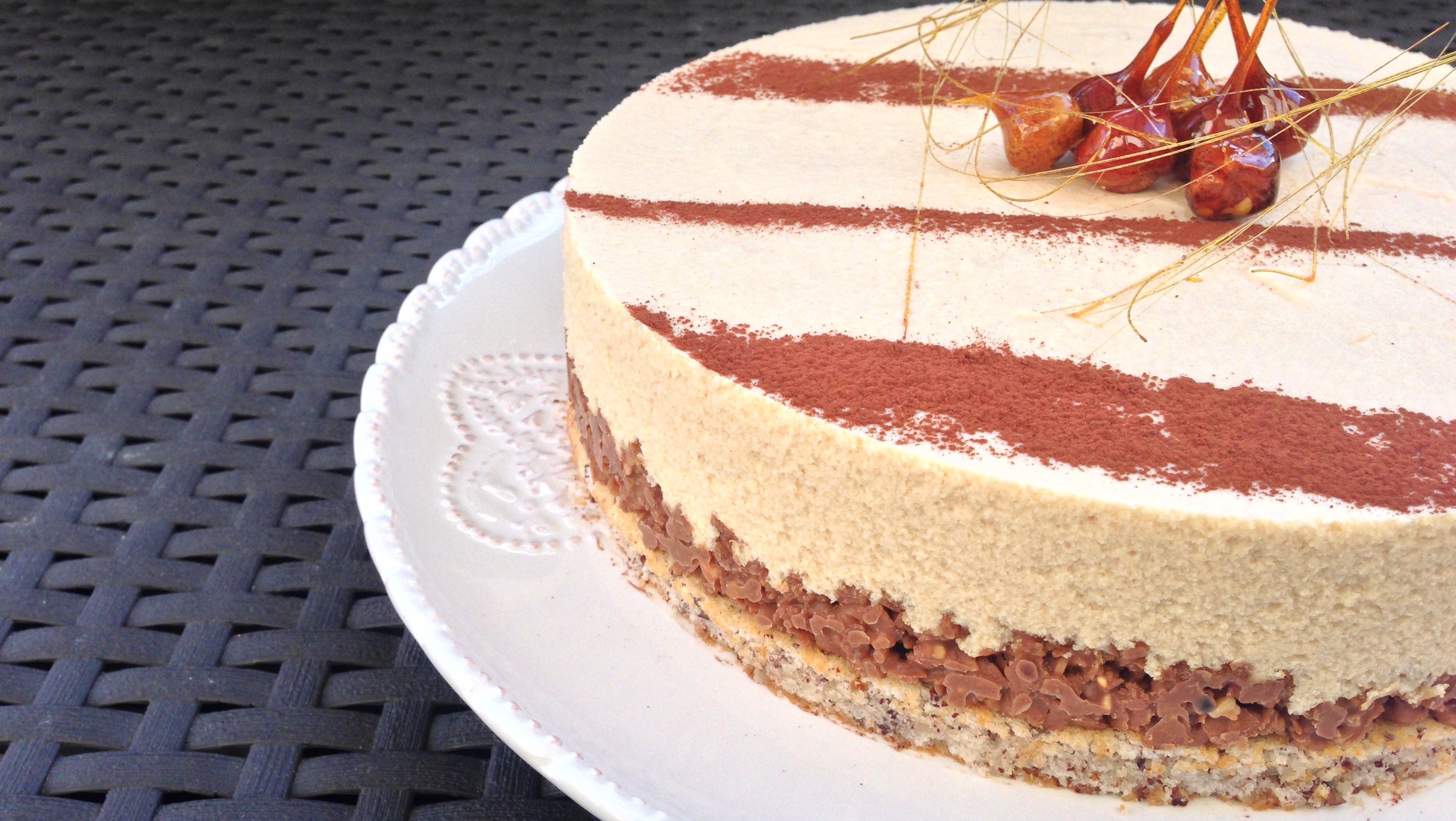 Entremet Dulcey Croustillant Et Genoise Noisette Les Gourmandises De Nemo