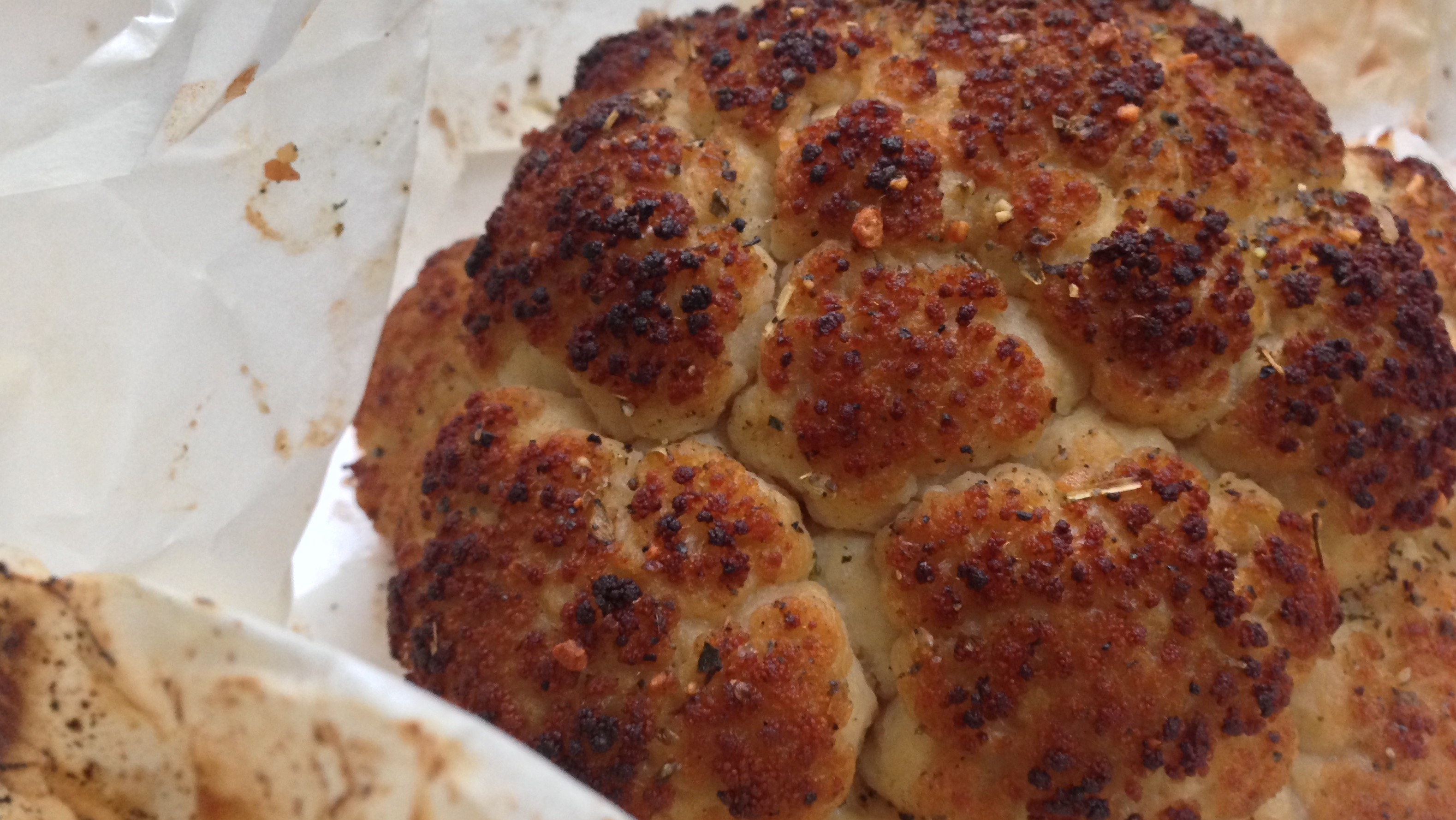 Chou Fleur Entier Roti Au Four Les Gourmandises De Nemo