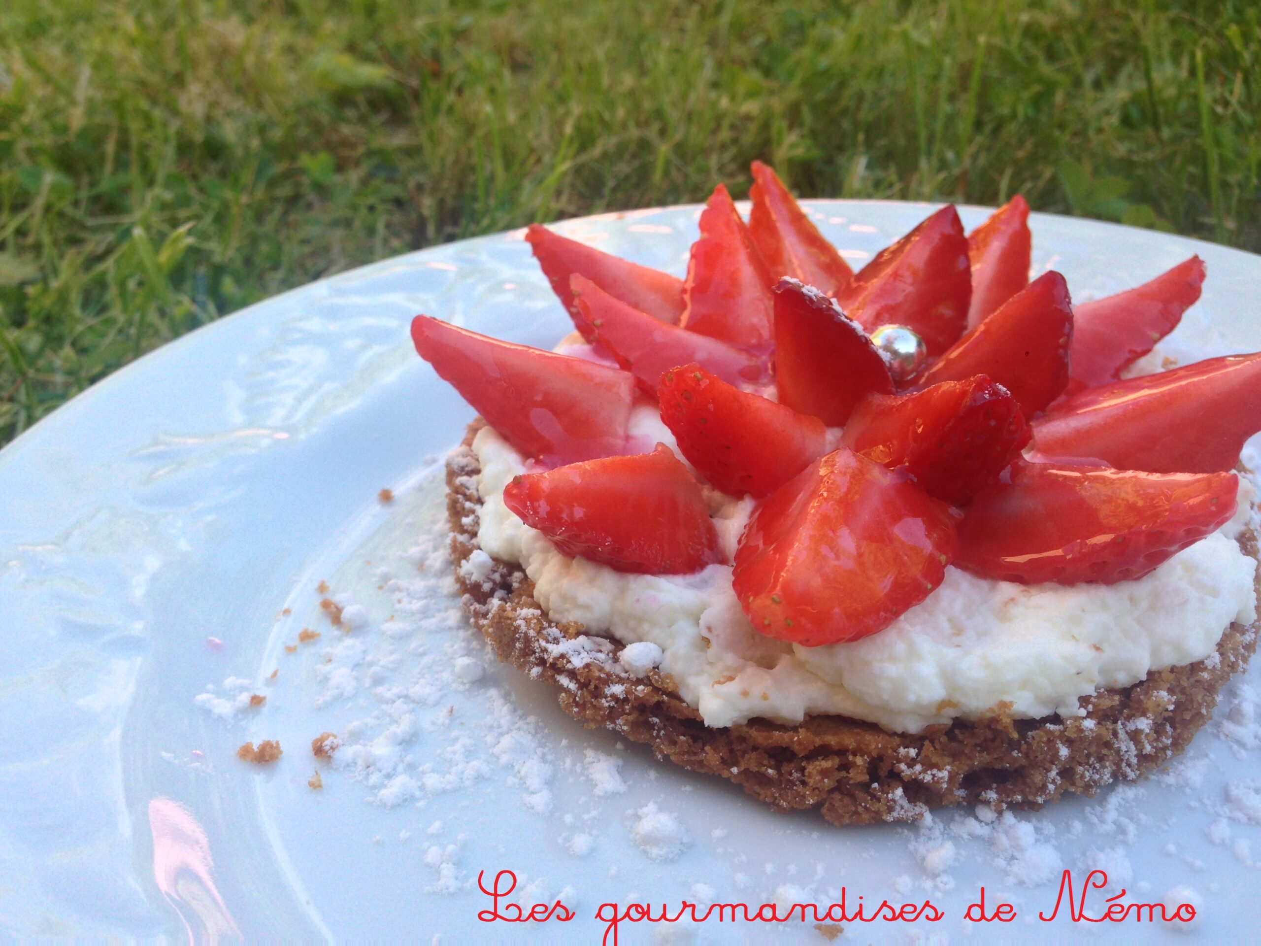 Tarte Aux Fraises Sur Sable Et Creme Mascarpone Les Gourmandises De Nemo