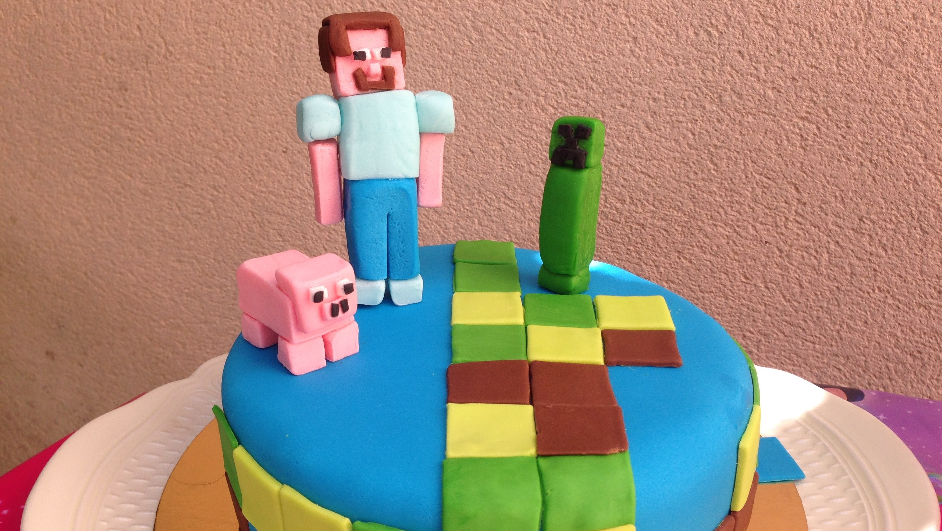 Gateau Minecraft Les Gourmandises De Nemo