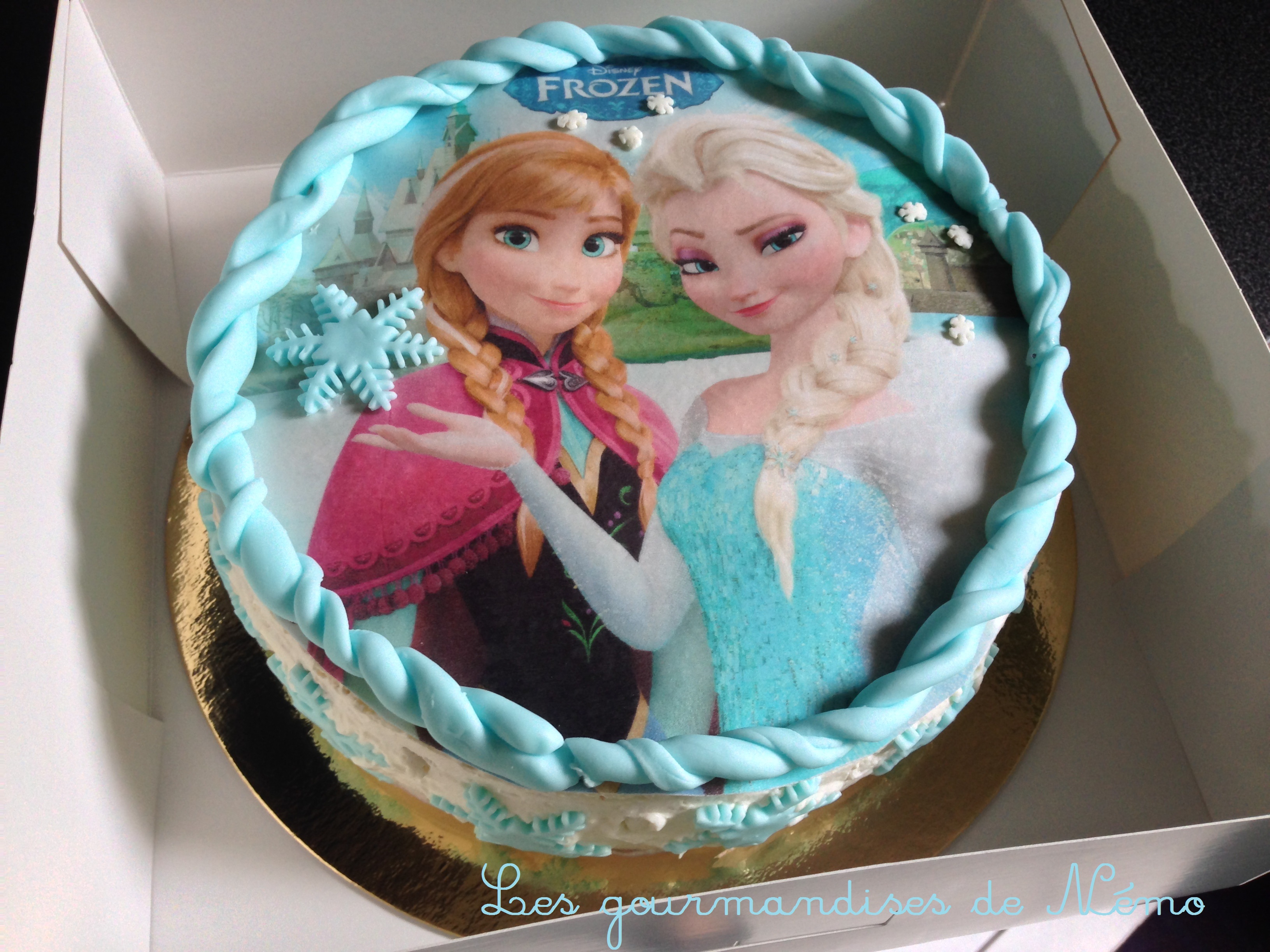 Gateau Reine Des Neiges Sans Pate A Sucre Les Gourmandises De Nemo