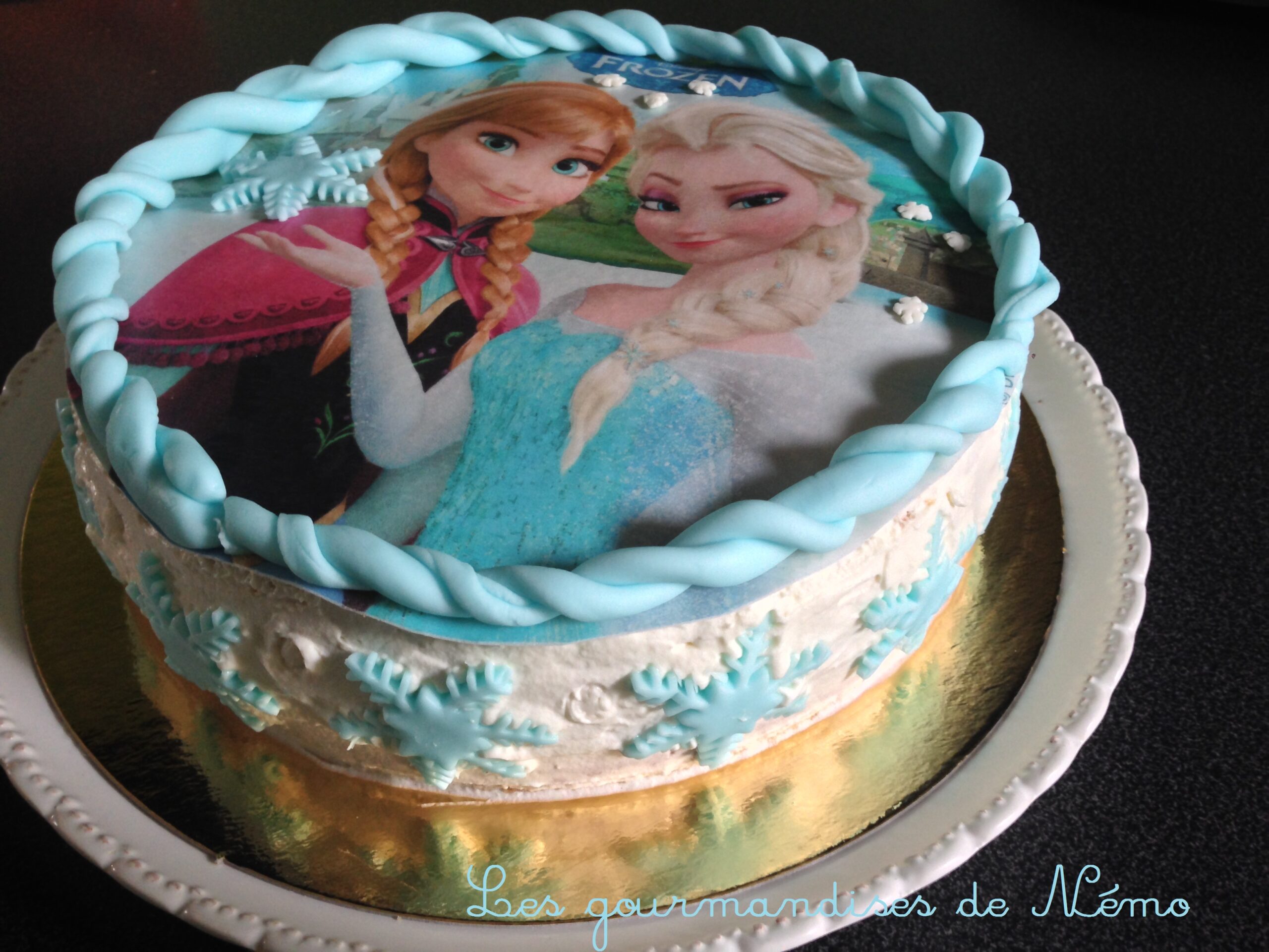 Gateau Reine Des Neiges Sans Pate A Sucre Les Gourmandises De Nemo