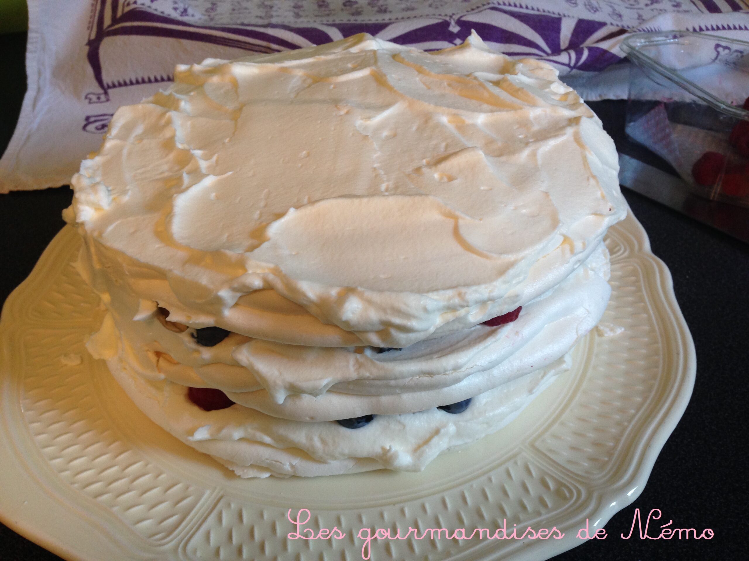 Pavlova A Etages Les Gourmandises De Nemo