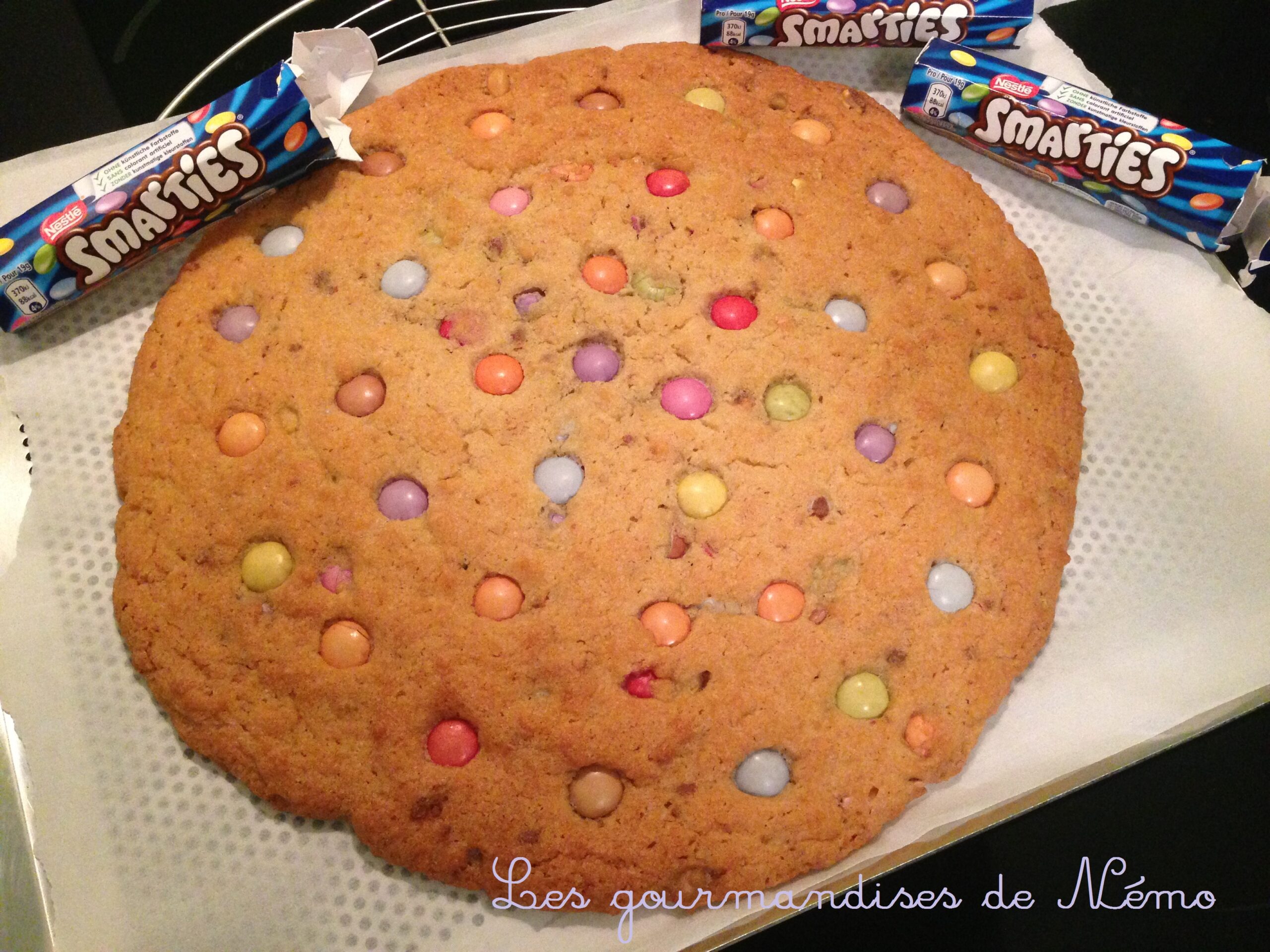 Cookie Geant Aux Smarties