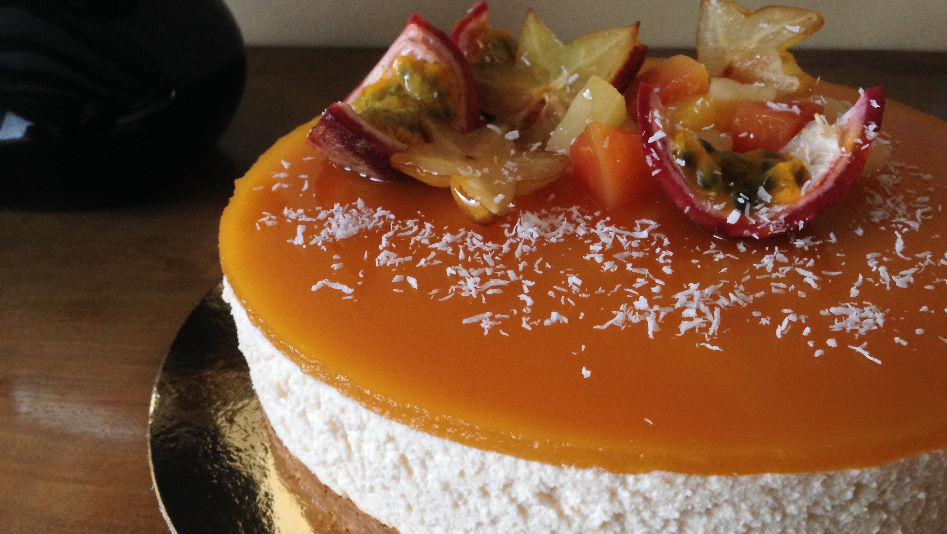 Entremet Croustillant Speculoos Et Mousse Chocolat Blanc Passion