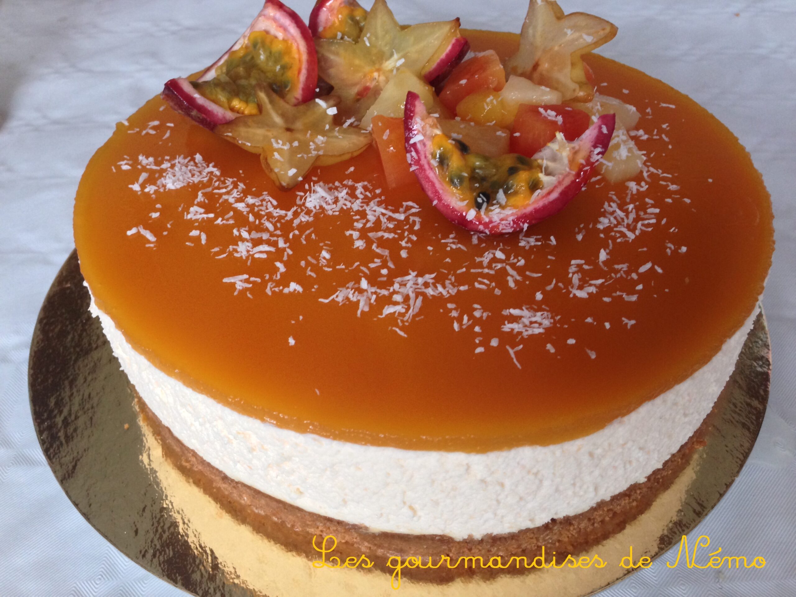 Entremet Croustillant Speculoos Et Mousse Chocolat Blanc Passion Les Gourmandises De Nemo