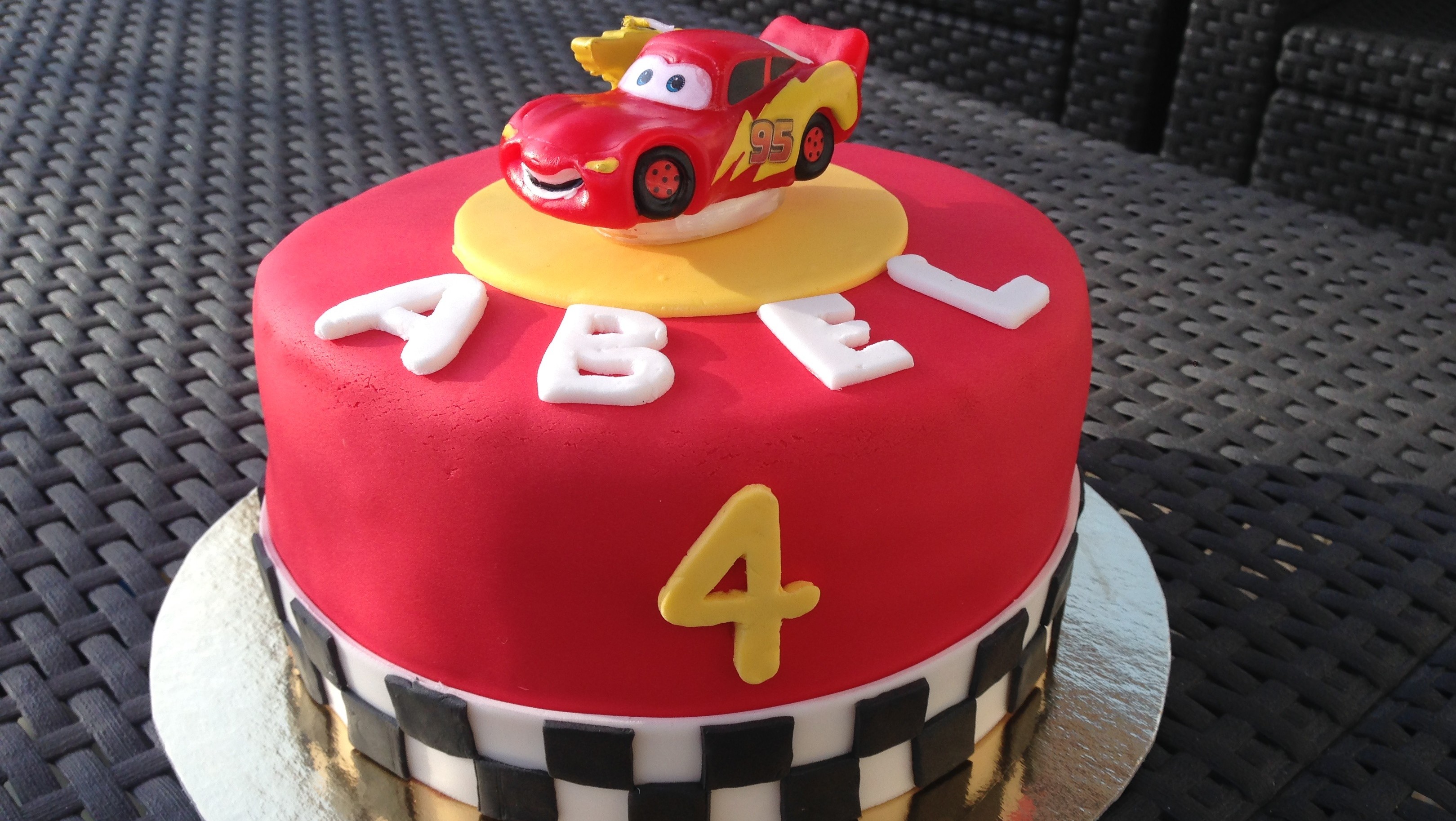 Gateau Cars Flash Mc Queen