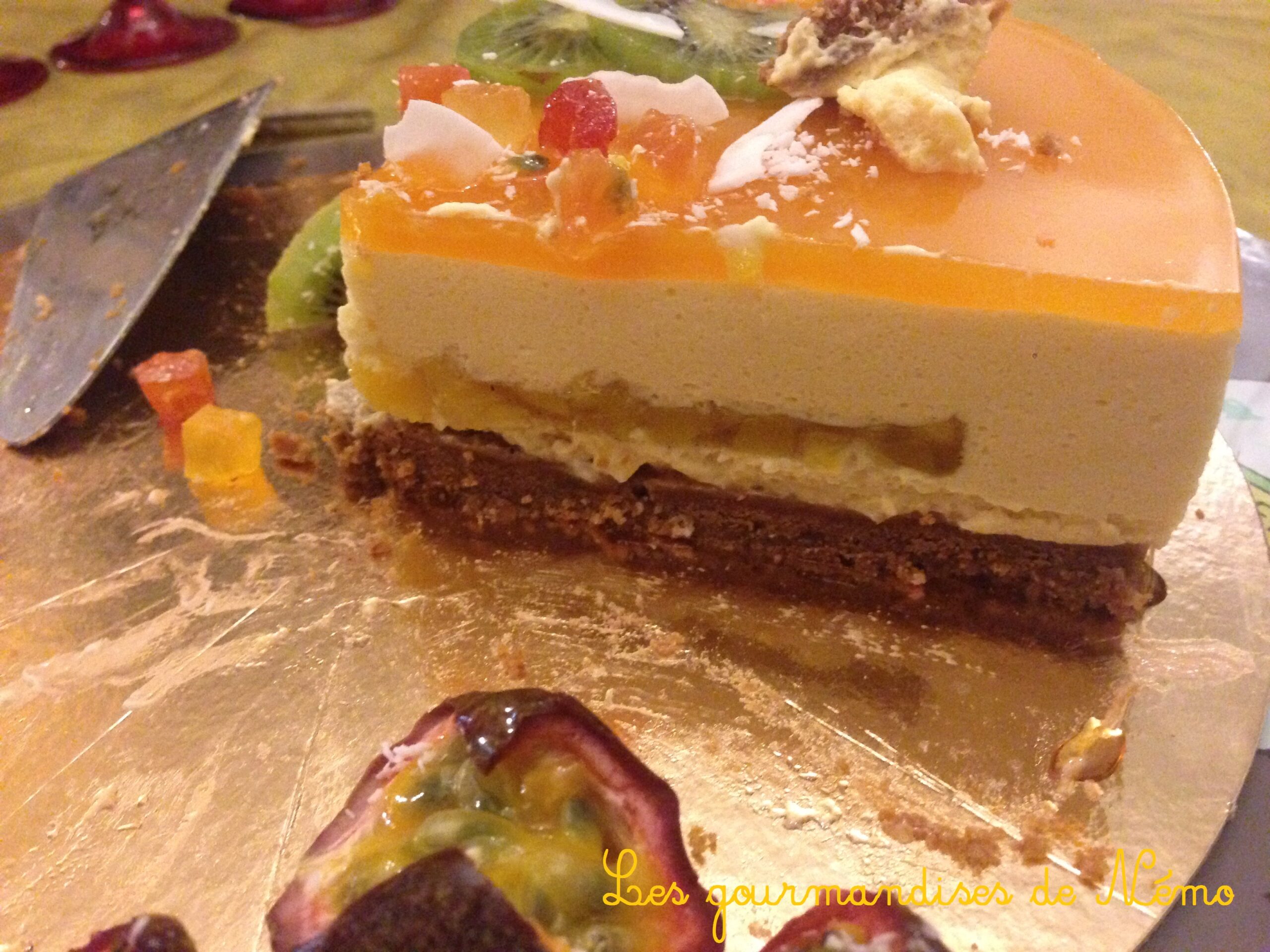 Entremet Fruits De La Passion Insert Mangue Les Gourmandises De Nemo