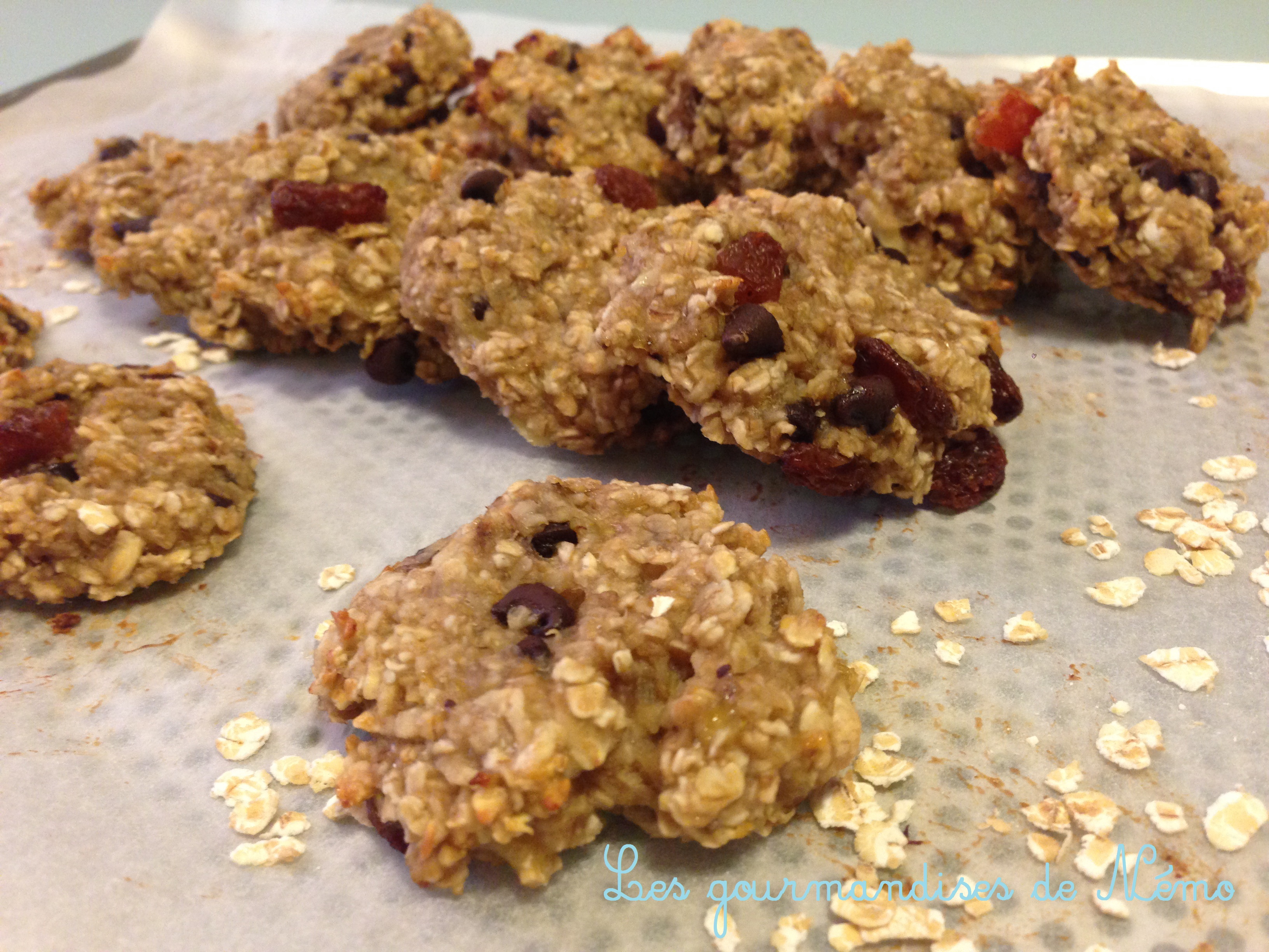 Recette Cookies aux flocons d'avoine et à la banane et autres