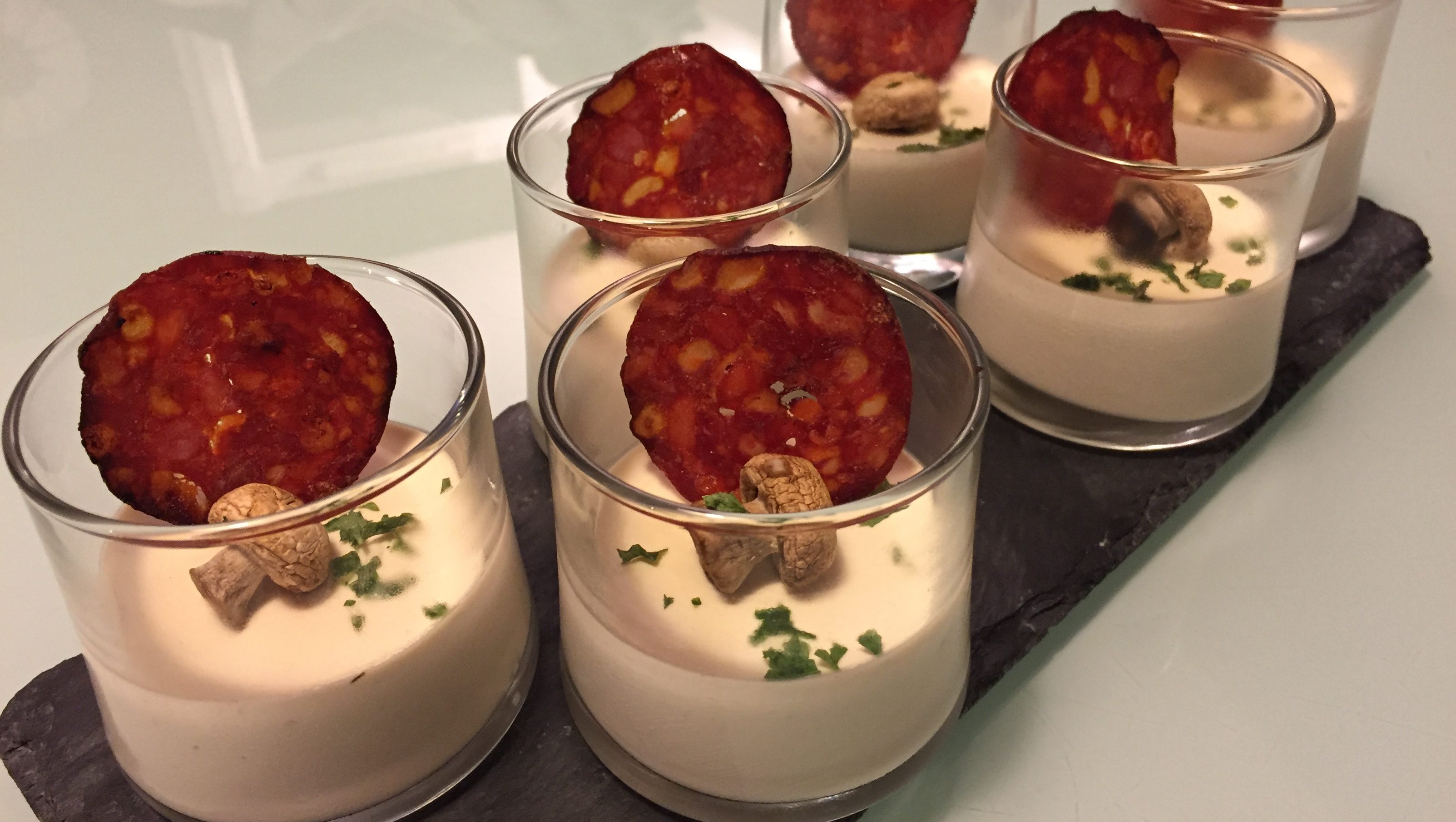 Pannacotta Aperitive Champignon Chorizo Et Degustabox D Octobre