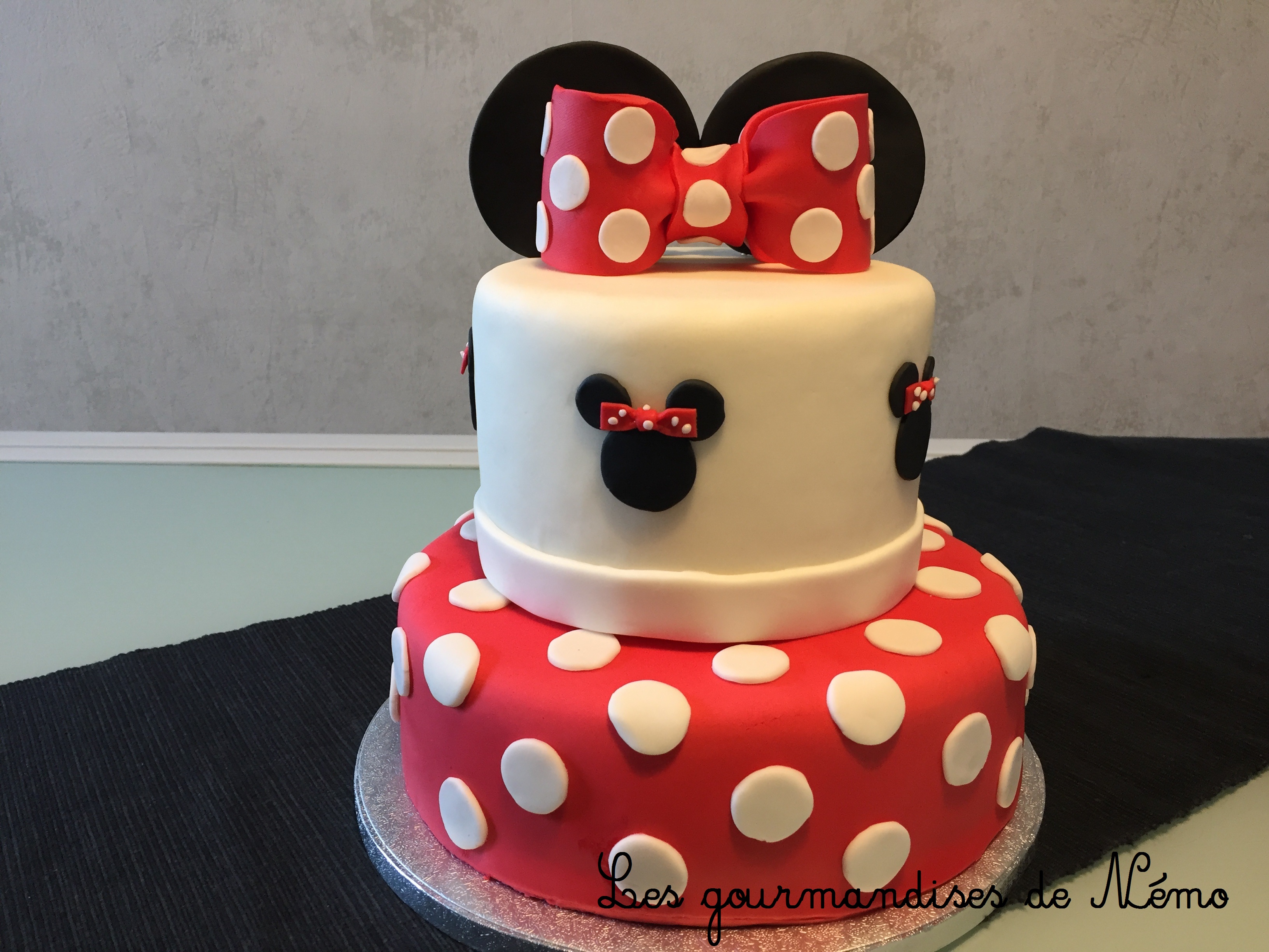 Gateau Minnie Les Gourmandises De Nemo