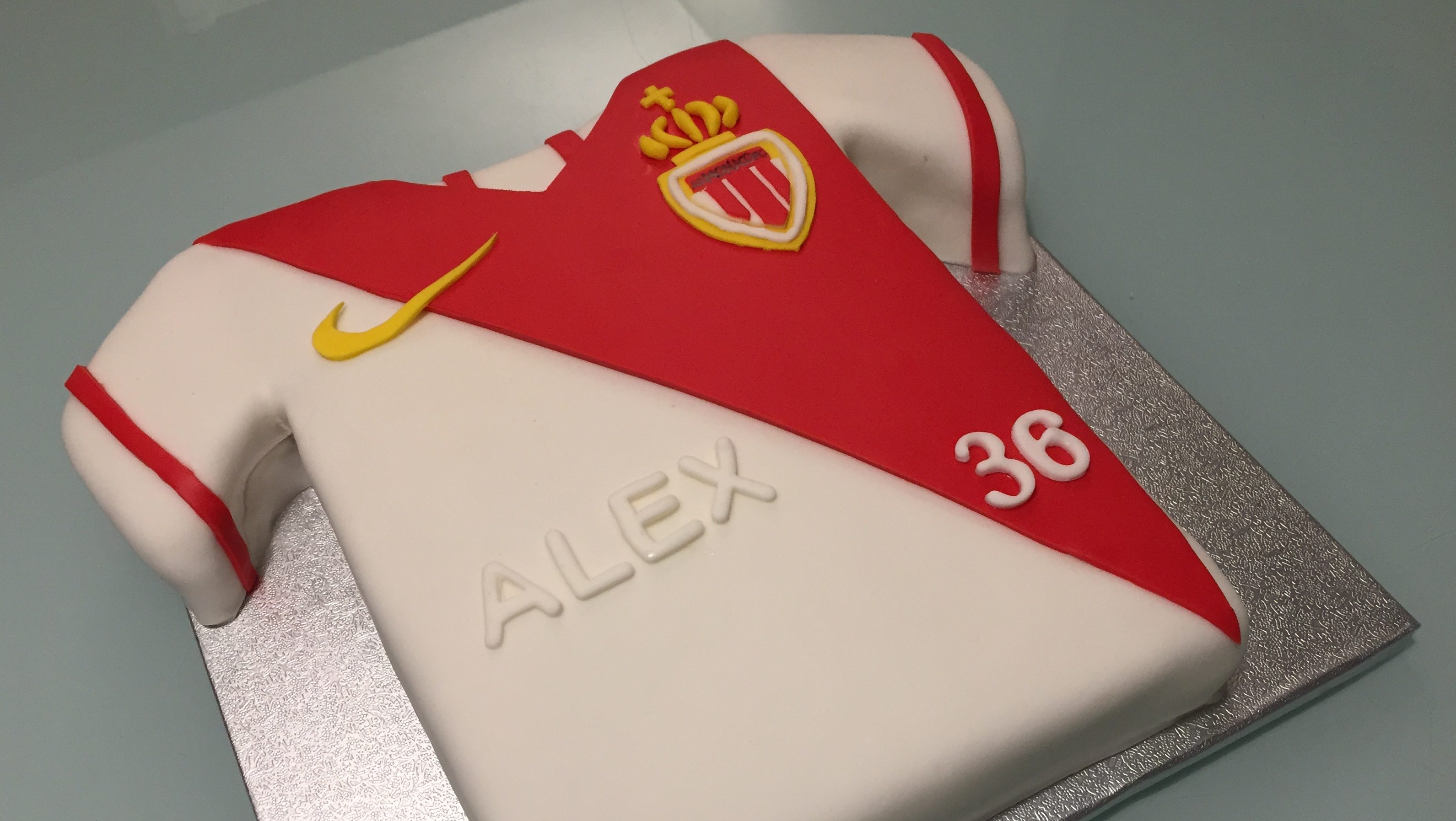 Gateau Maillot De Foot As Monaco Les Gourmandises De Nemo
