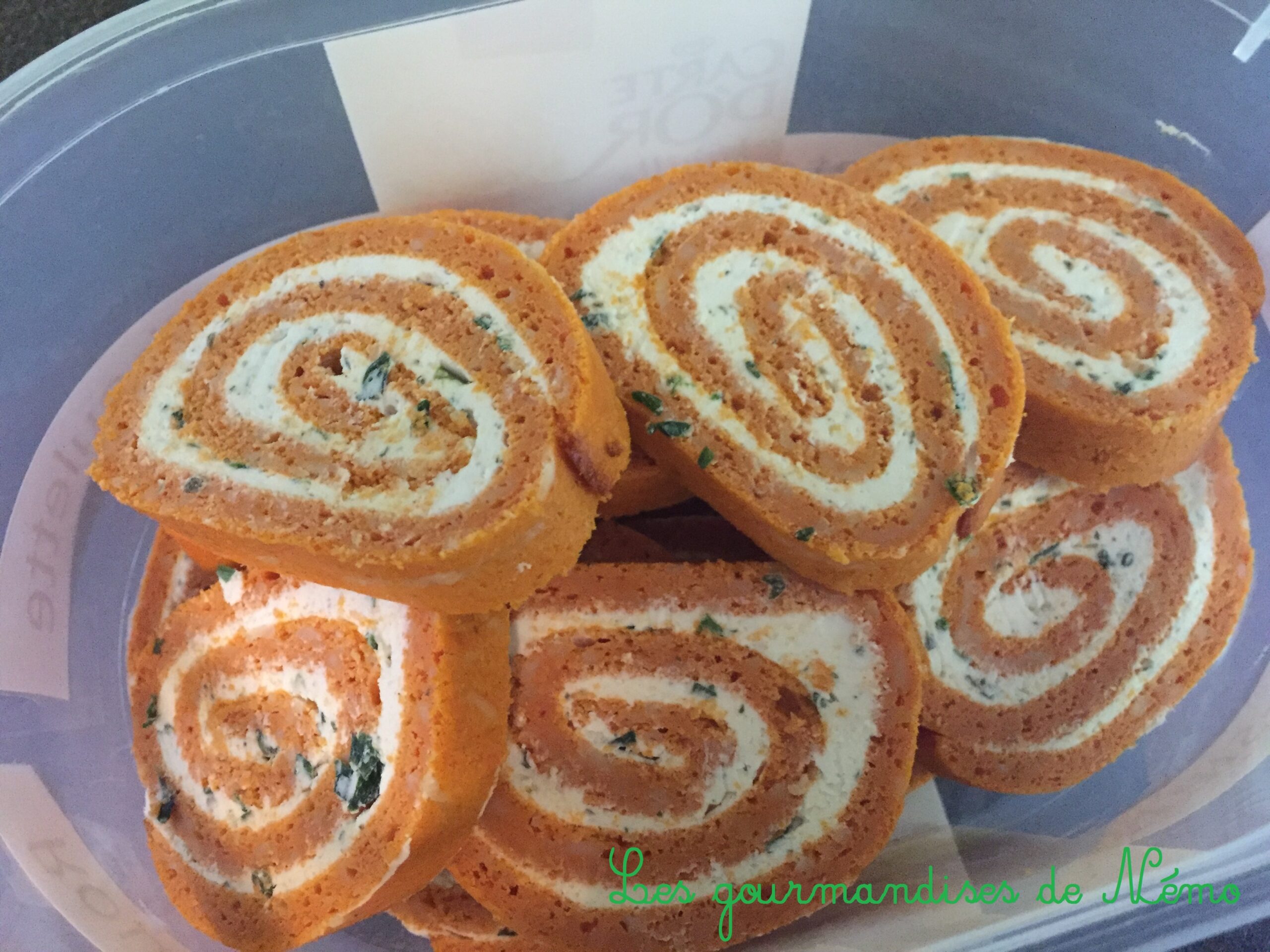 Roule Froid A La Tomate Et Fromage Frais Les Gourmandises De Nemo