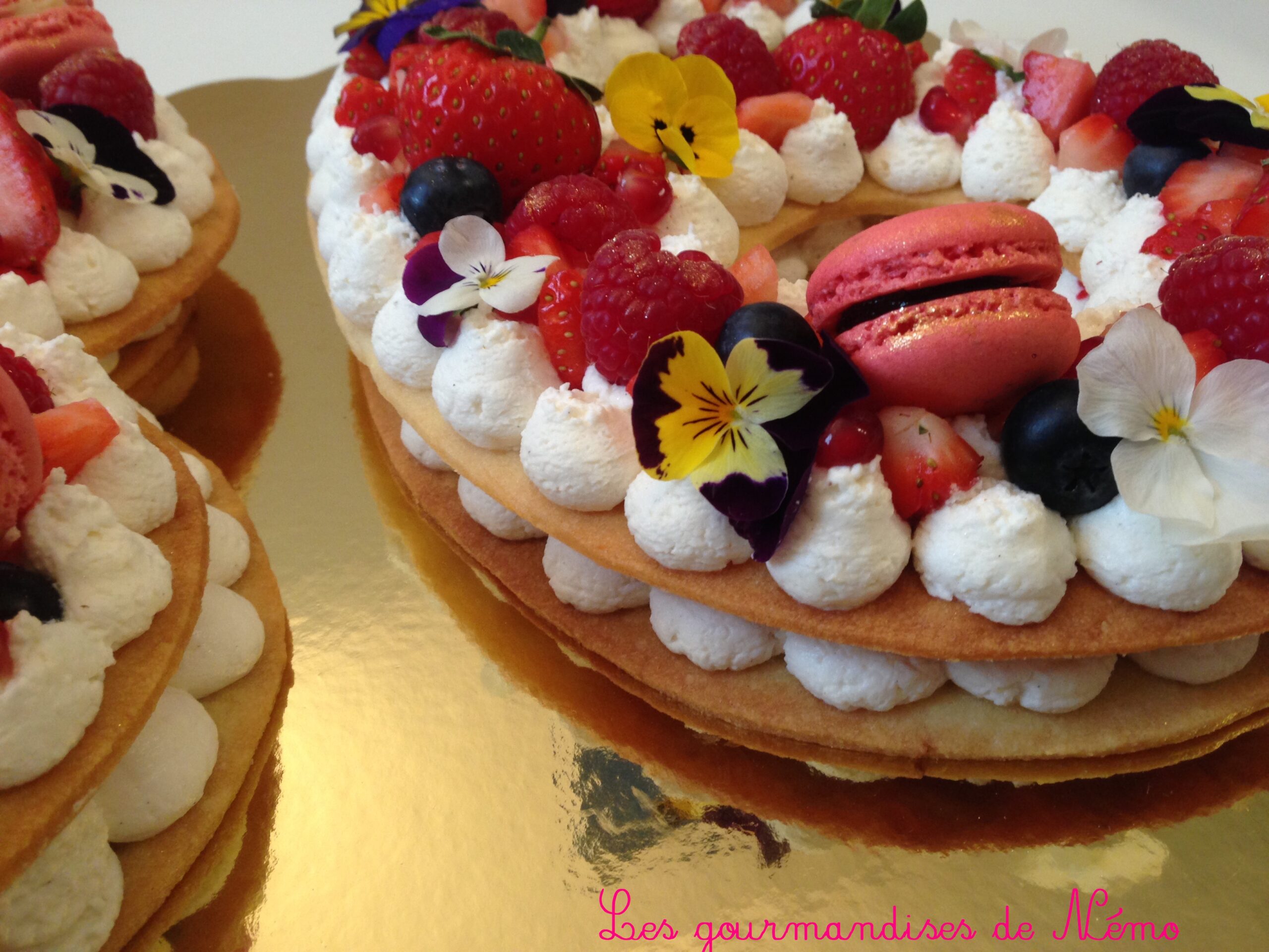 Number Cake Aux Fruits Rouges Les Gourmandises De Nemo