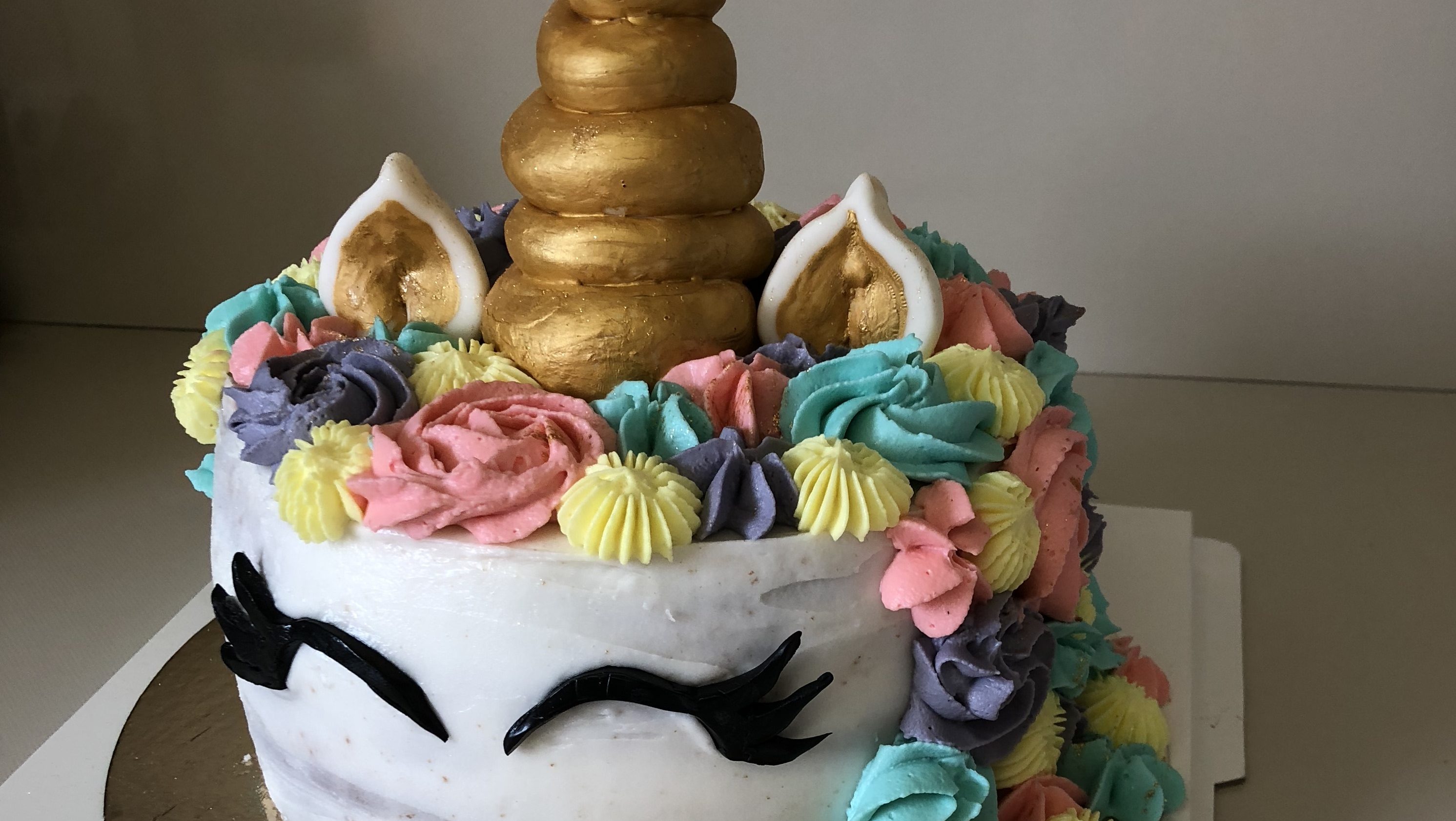 Gateau Licorne Sans Pate A Sucre Les Gourmandises De Nemo