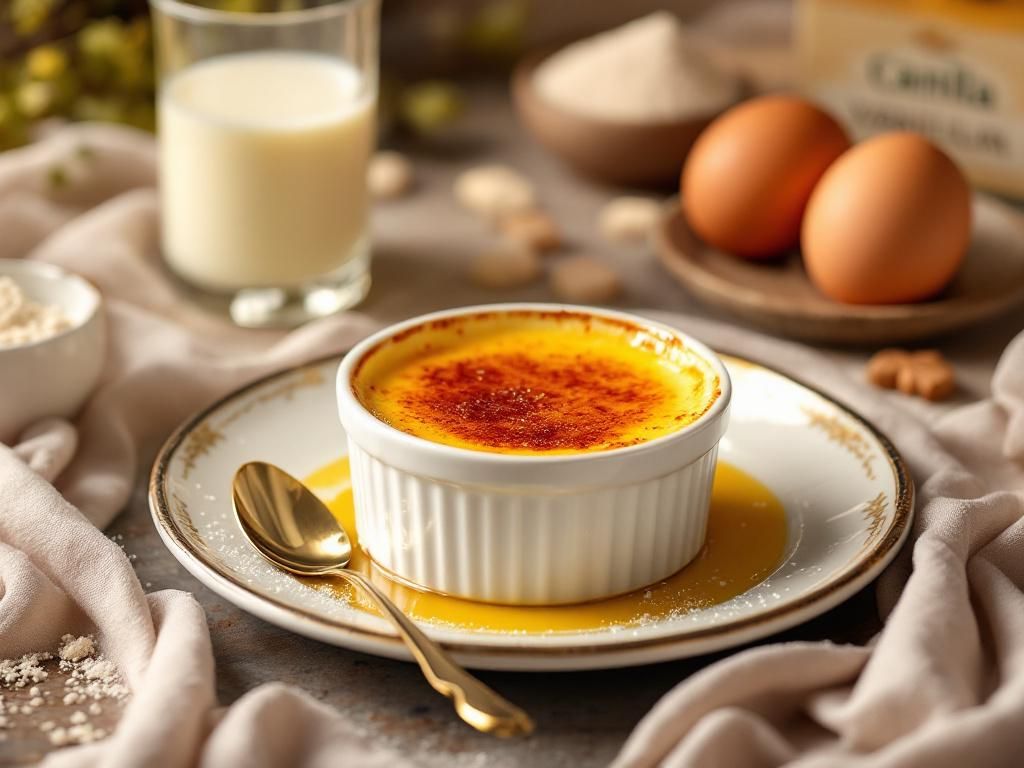 Quels ingrédients faut-il pour préparer une crème brûlée à l’air fryer ?