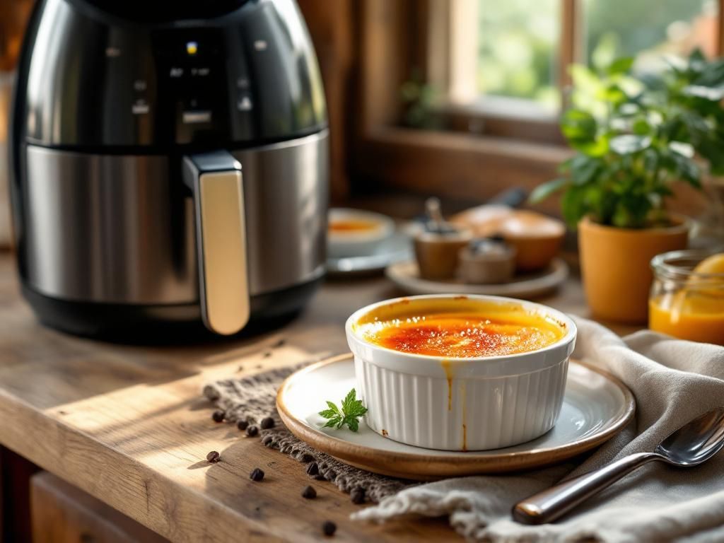 Comment réaliser une crème brûlée parfaite à l’air fryer ?