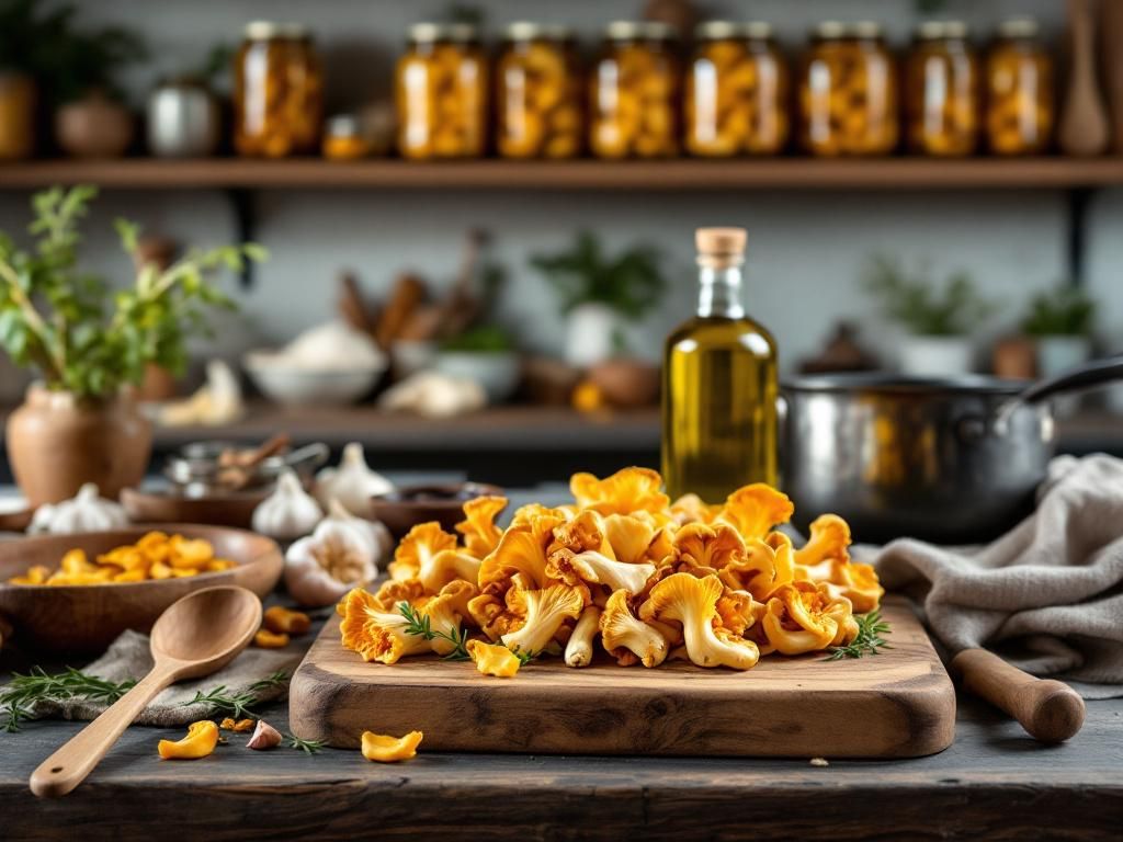 Comment conserver les chanterelles pour une utilisation ultérieure ?