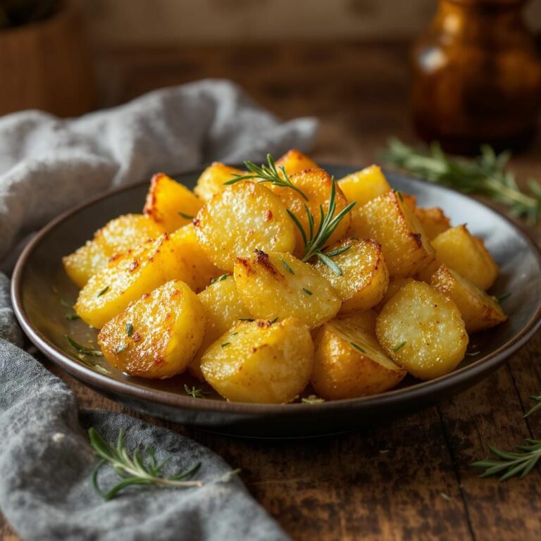 Recette de pommes de terre rôties ultra croustillantes au four