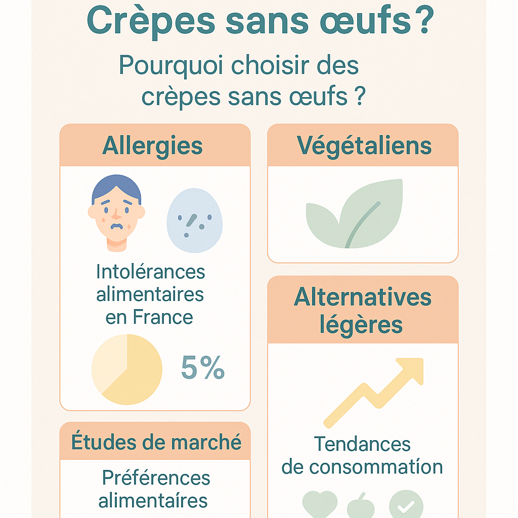 Pourquoi choisir des crêpes sans oeufs ?