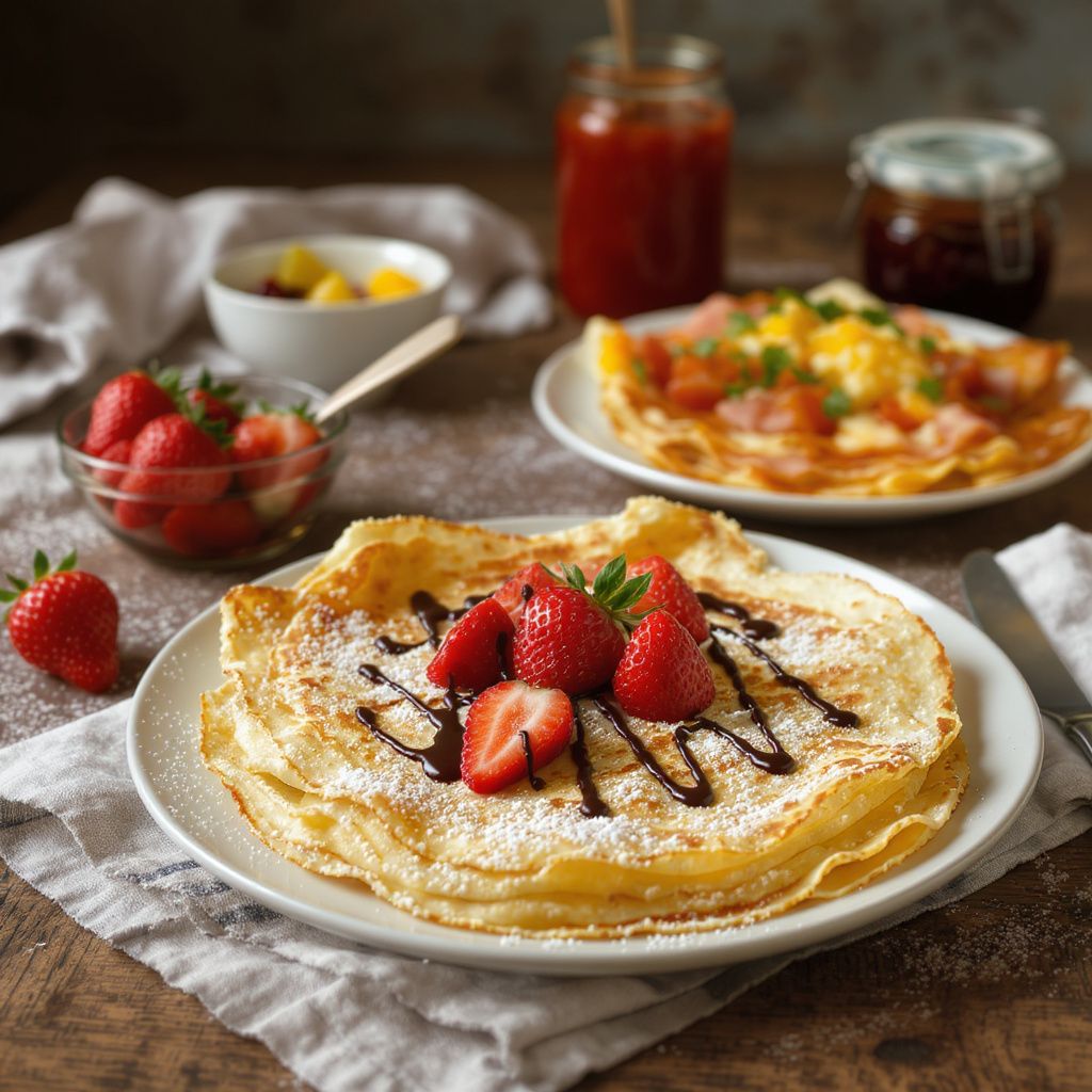 Comment varier les plaisirs avec des crêpes sucrées ou salées ?