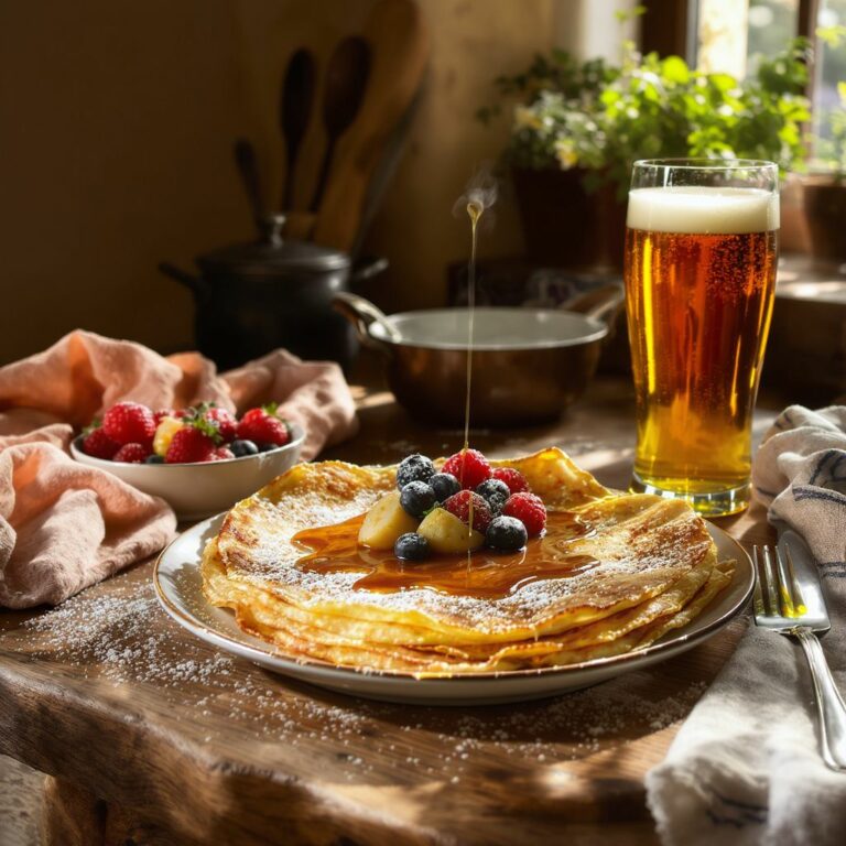 Découvrez comment préparer des crêpes à la bière savoureuses