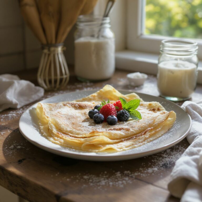 Recette de crêpes légères : un délice à préparer