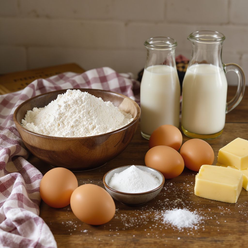 Quels sont les ingrédients essentiels pour des crêpes rapides ?