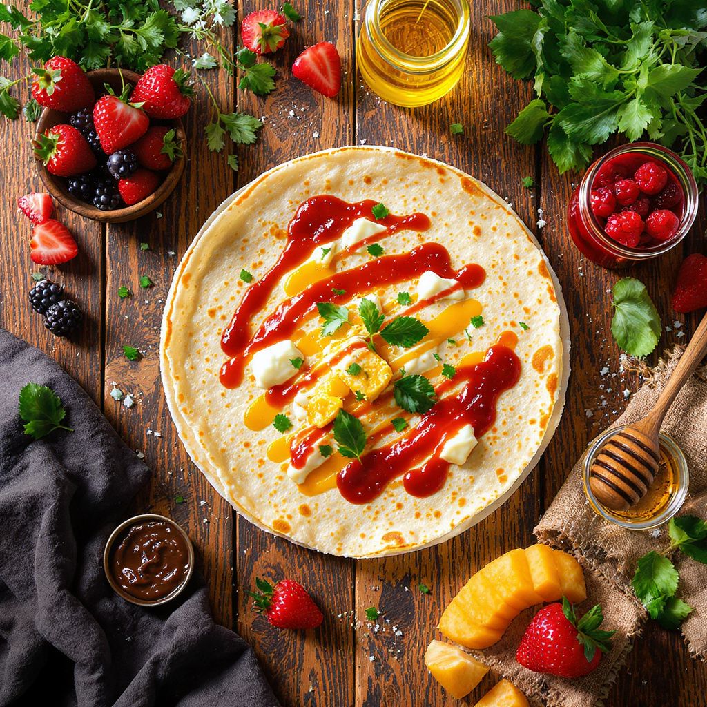 Comment garnir vos crêpes à la farine de riz ?