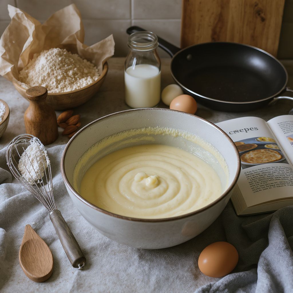 Comment préparer la pâte à crêpes sans lait ?