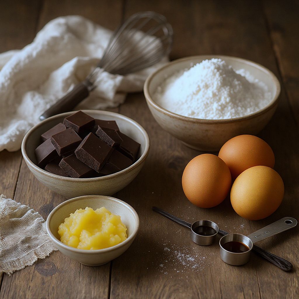 Quels ingrédients sont nécessaires pour un gâteau au chocolat sans beurre ?
