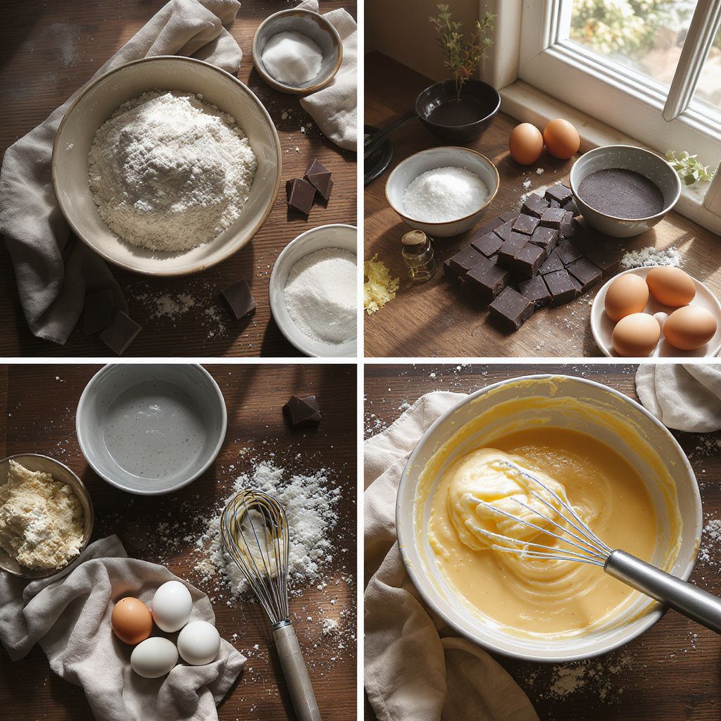 Comment préparer un moelleux au chocolat sans beurre en étapes ?