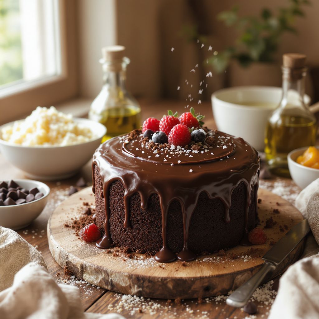 Quelles sont les variantes possibles pour un gâteau au chocolat sans beurre ?