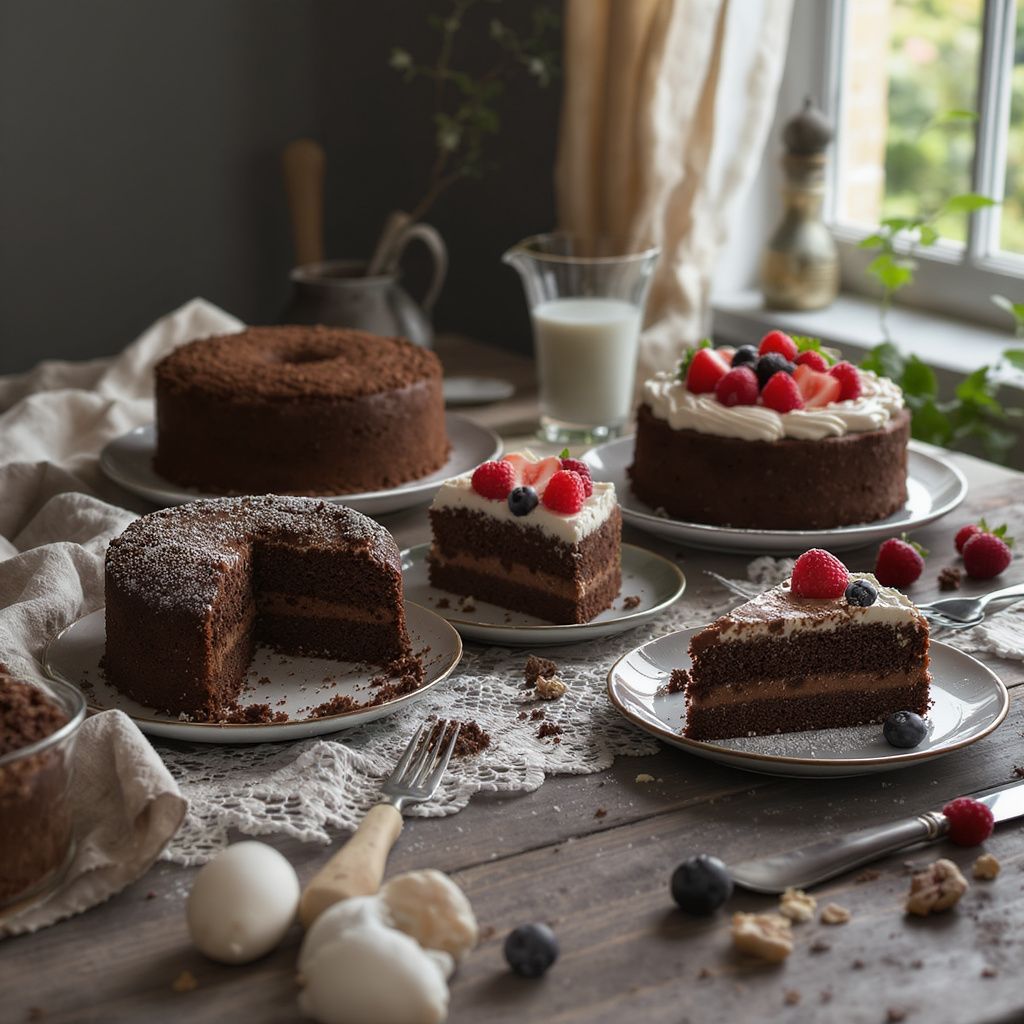 Quelles sont les variantes possibles de la recette de gâteau au chocolat en poudre ?