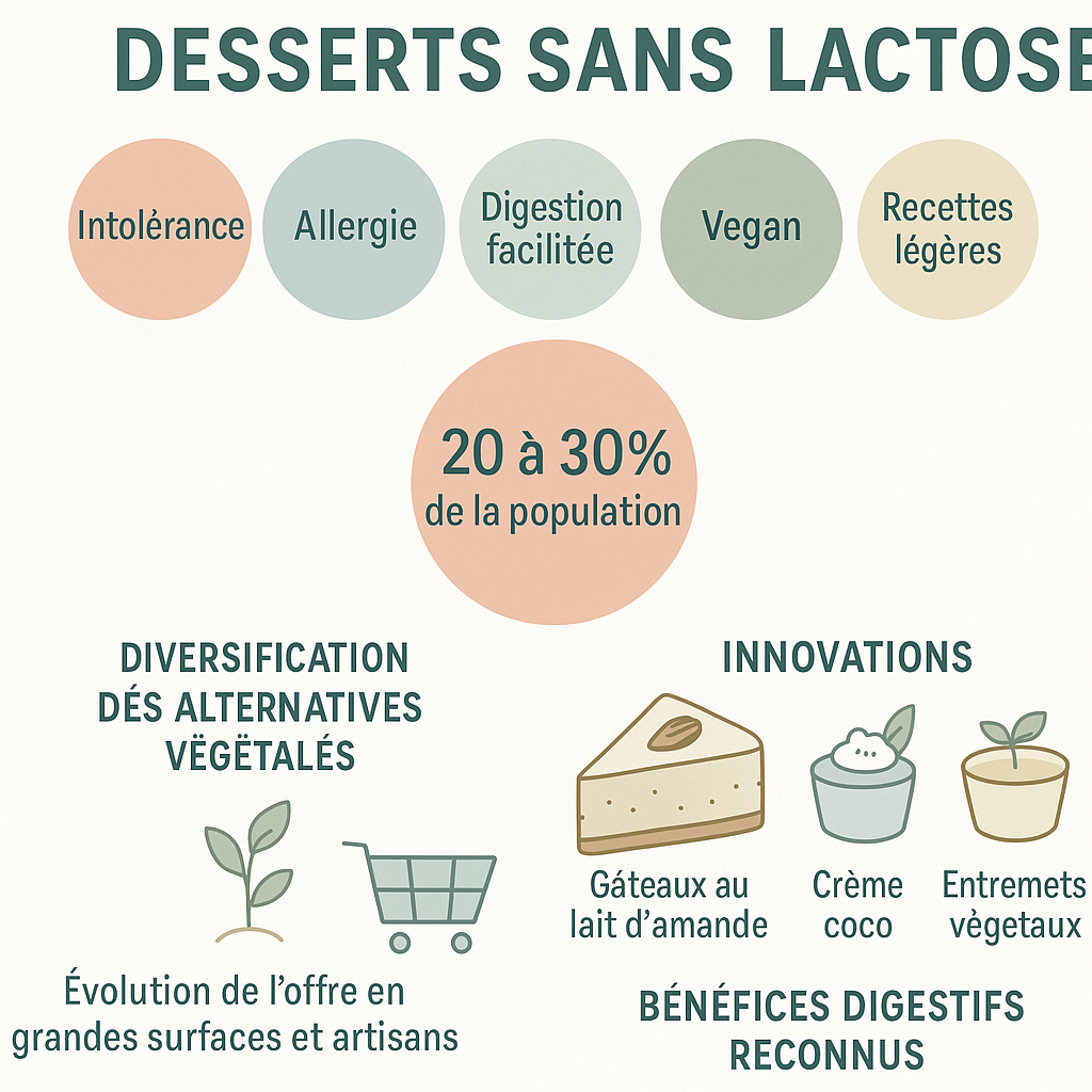 Pourquoi choisir des desserts sans lactose et comment assurer la gourmandise ?