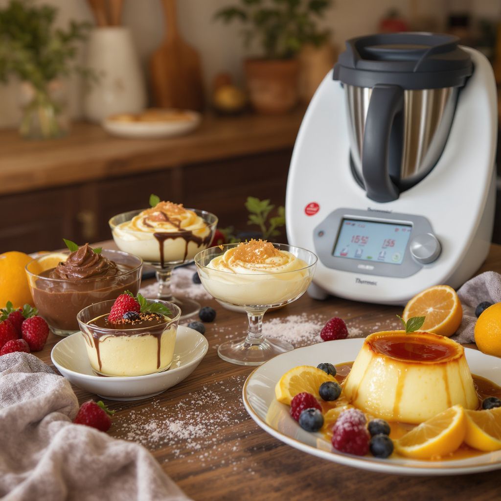 Comment réaliser des crèmes, mousses et entremets onctueux et express au Thermomix ?